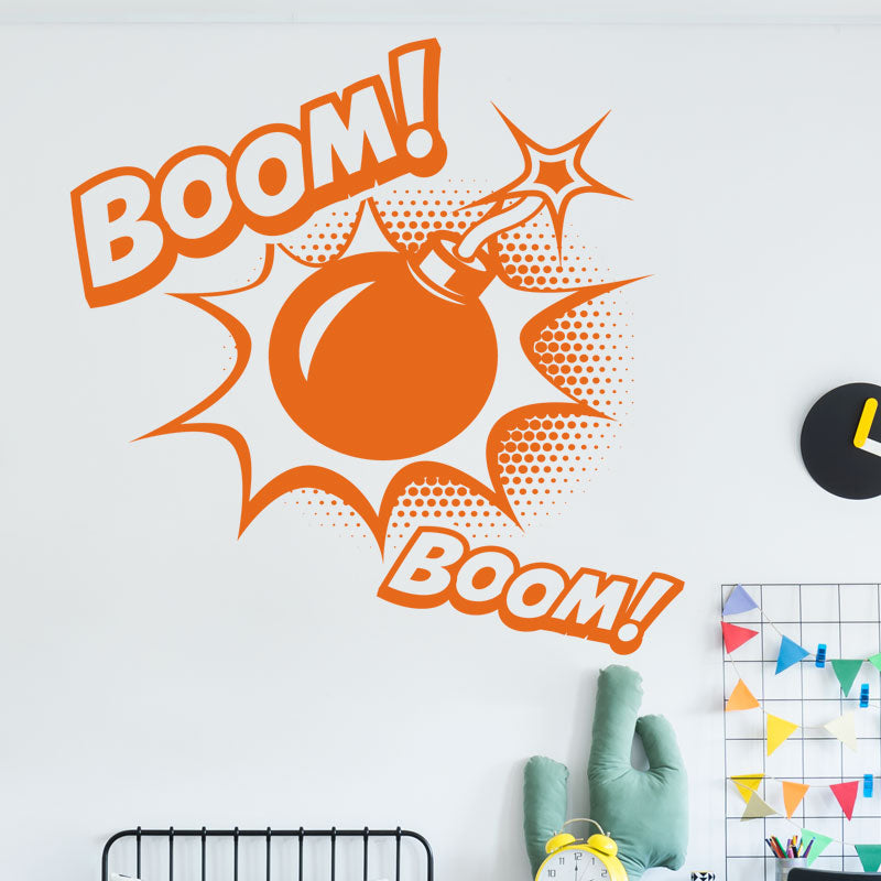 boom superhero wall sticker