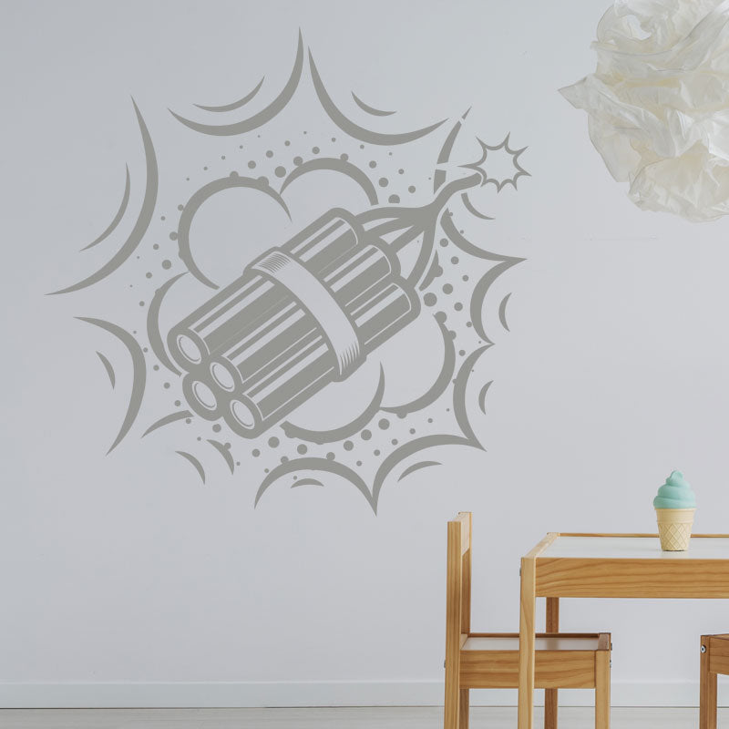 boom retro wall sticker