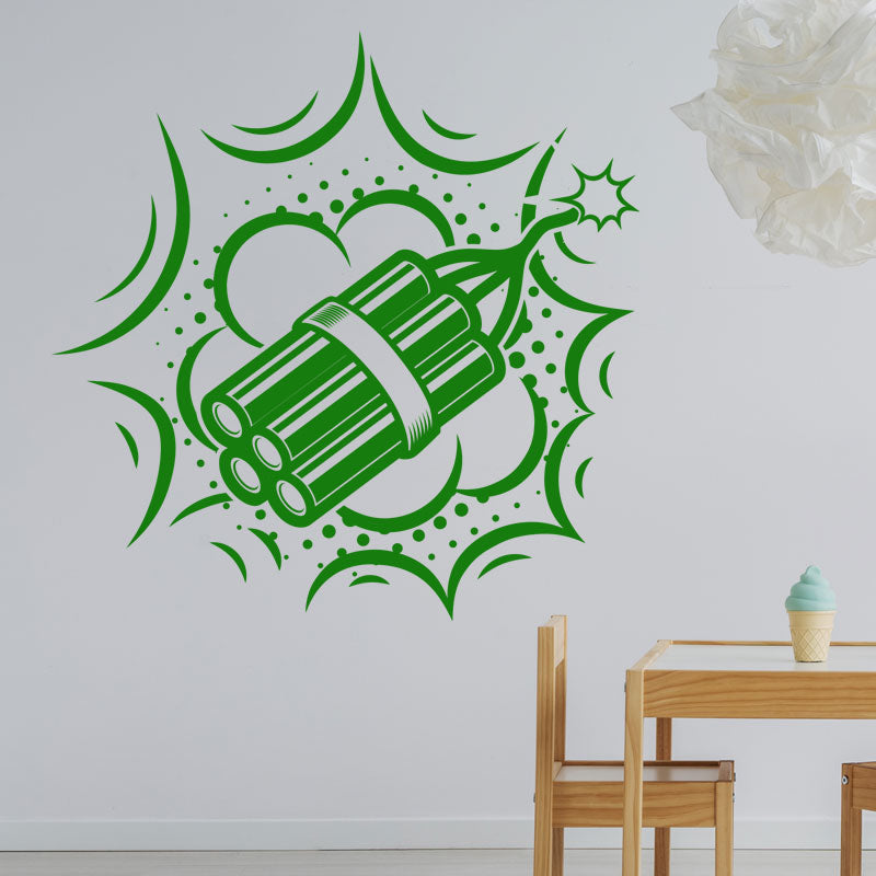 boom retro wall sticker