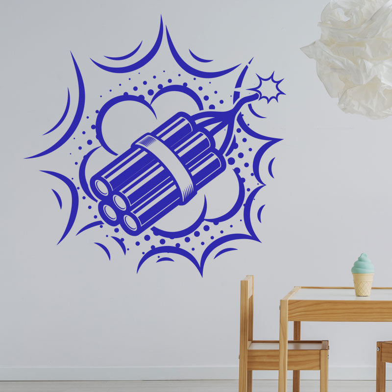 boom retro wall sticker
