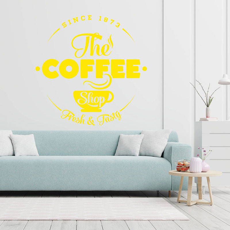 coffee shop wall art sticker decal wall sticker