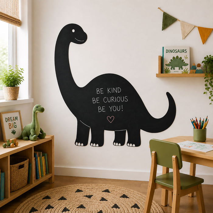 Brontosaurus Blackboard Wall Decal for Playrooms