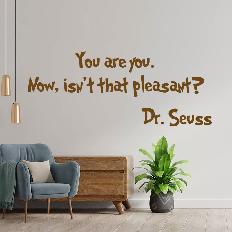 you are you now isn t wall sticker