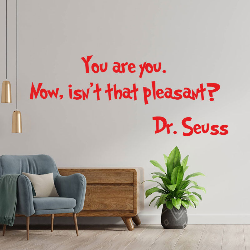 you are you now isn t wall sticker