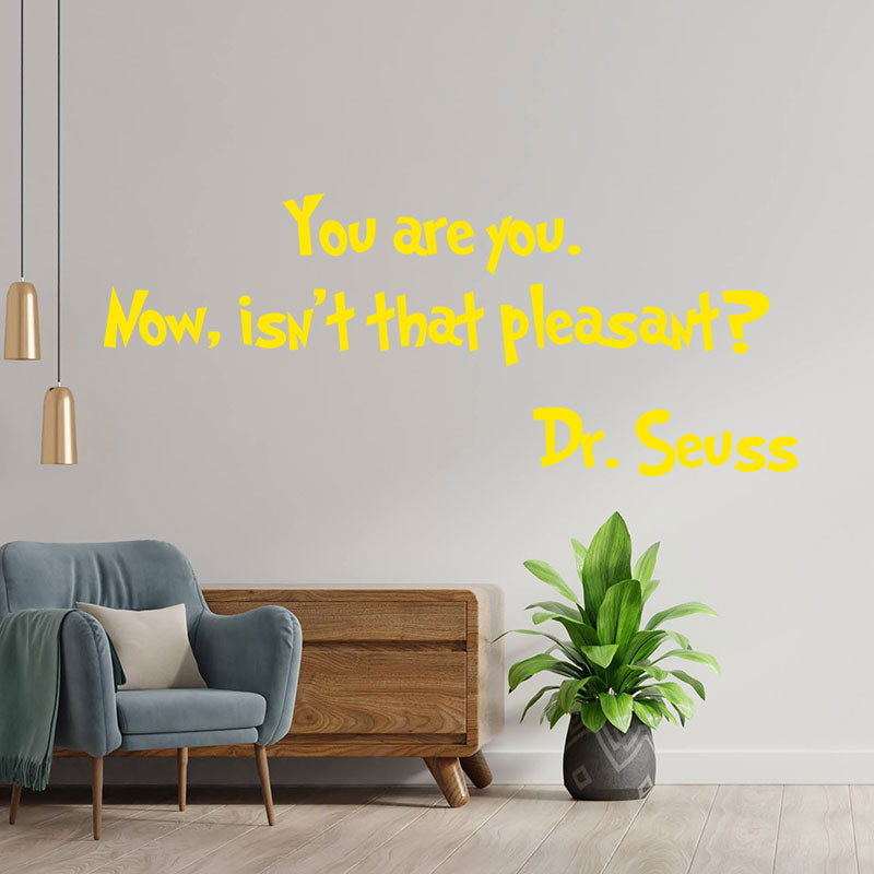 you are you now isn t wall sticker