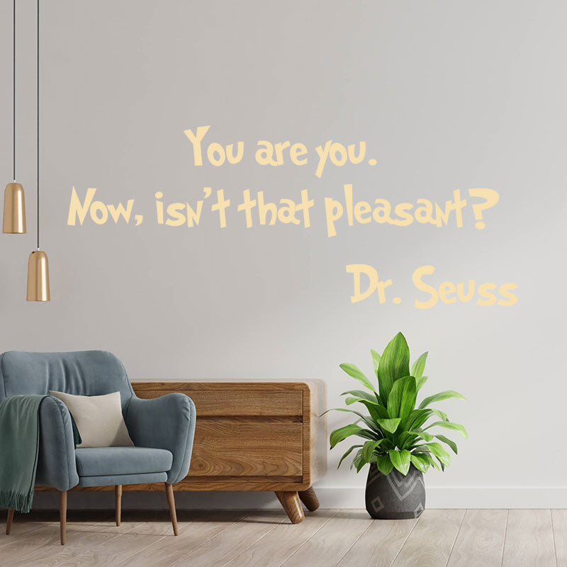 you are you now isn t wall sticker