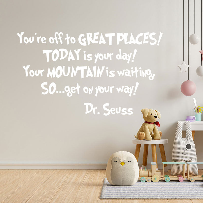 you are off to great wall sticker