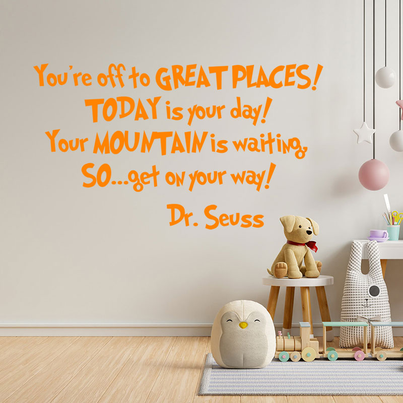 you are off to great wall sticker