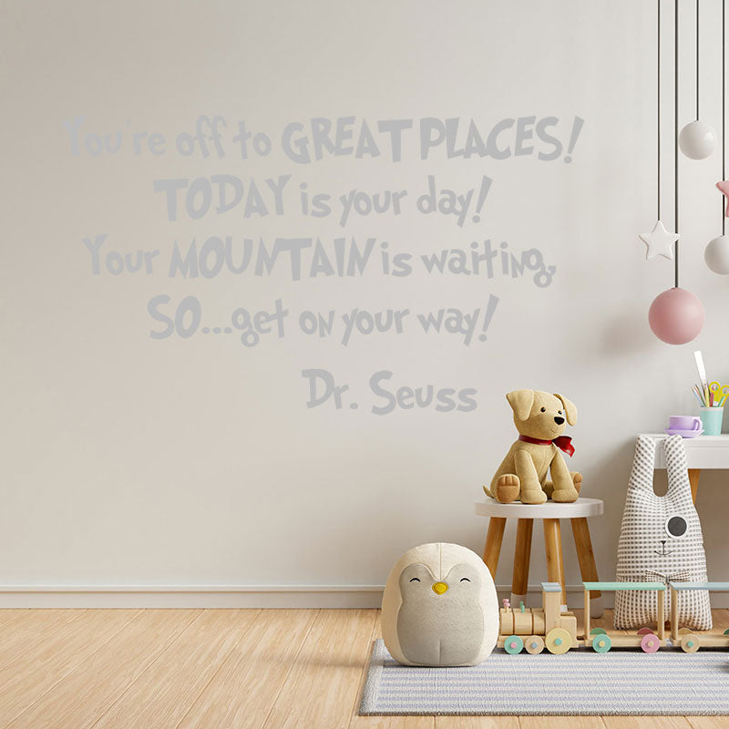 you are off to great wall sticker