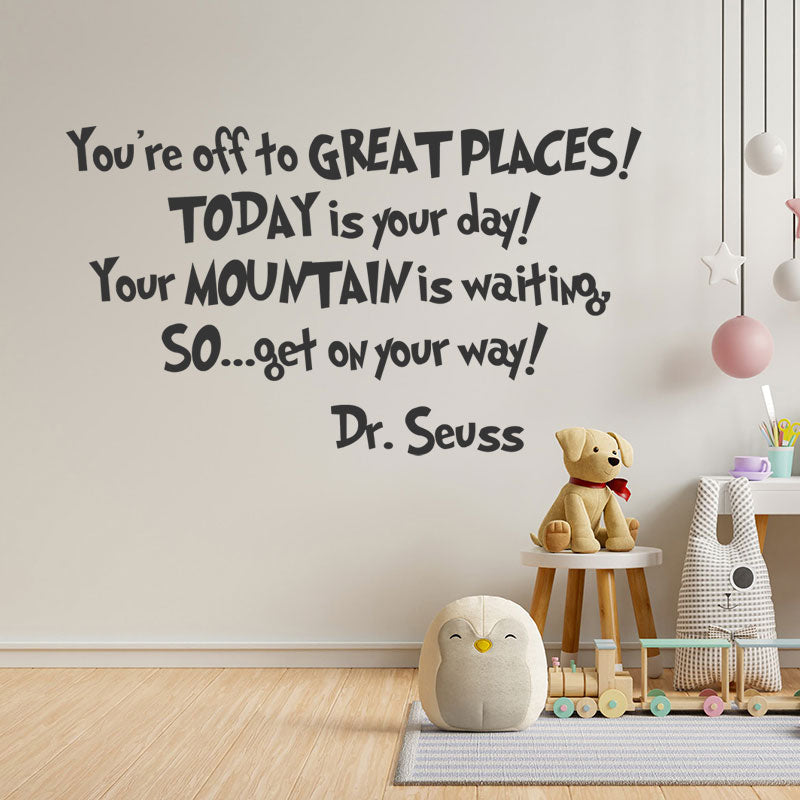 you are off to great wall sticker