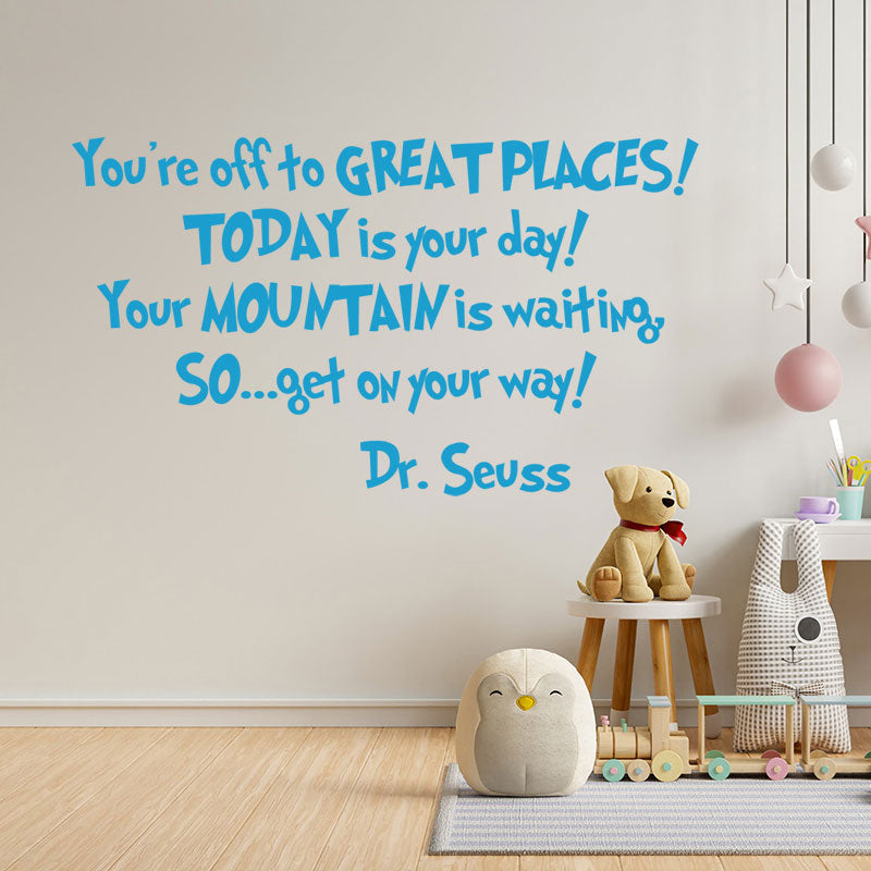 you are off to great wall sticker