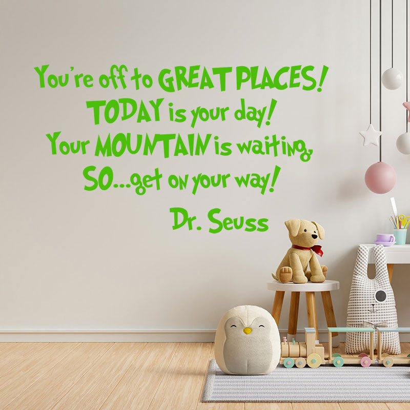 you are off to great wall sticker