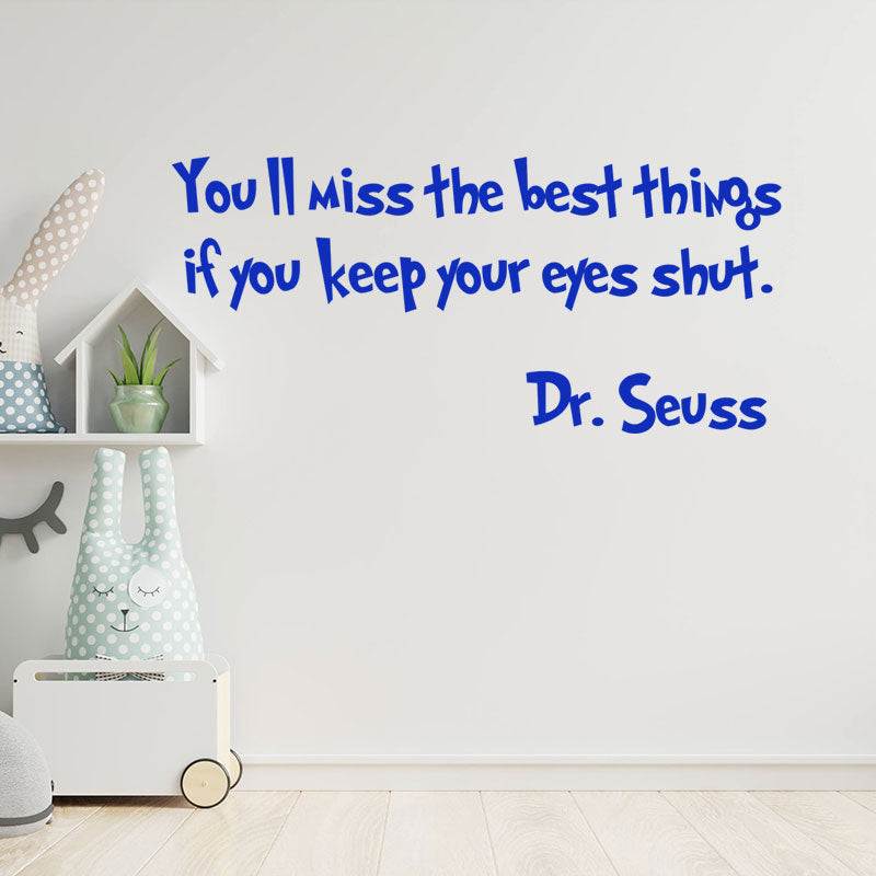 you ll miss best things dr seuss sticker
