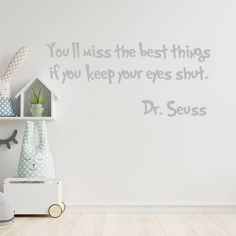 you ll miss best things dr seuss sticker
