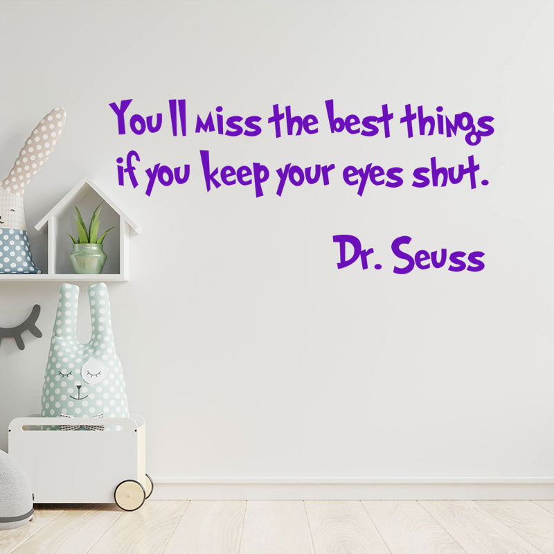 you ll miss best things dr seuss sticker