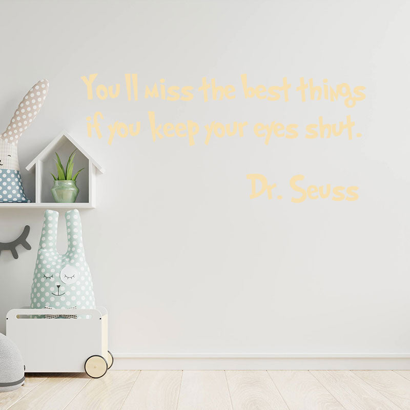 you ll miss best things dr seuss sticker