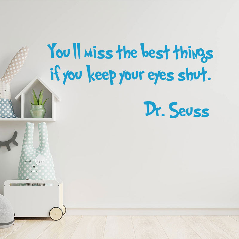 you ll miss best things dr seuss sticker