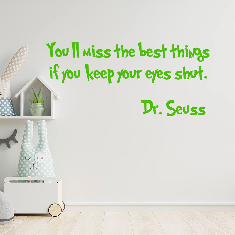 you ll miss best things dr seuss sticker