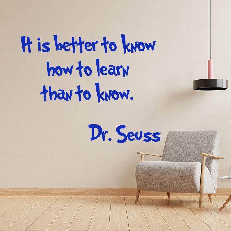 better to know how learn dr seuss sticker