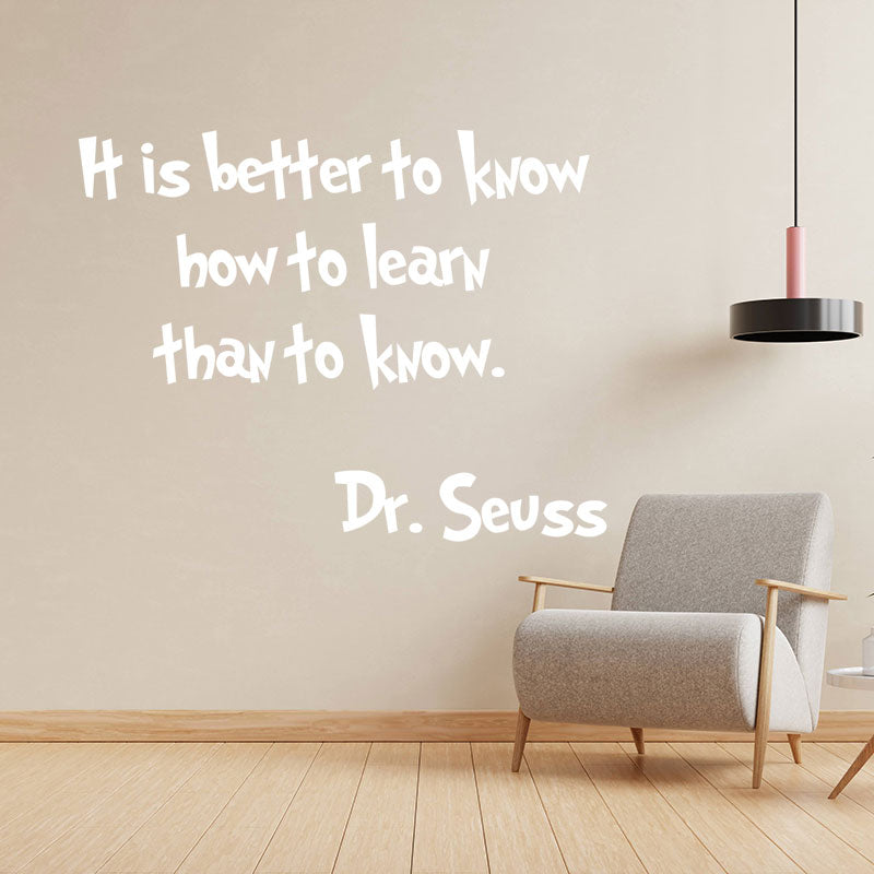 better to know how learn dr seuss sticker