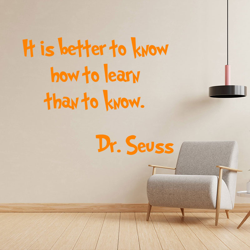 better to know how learn dr seuss sticker