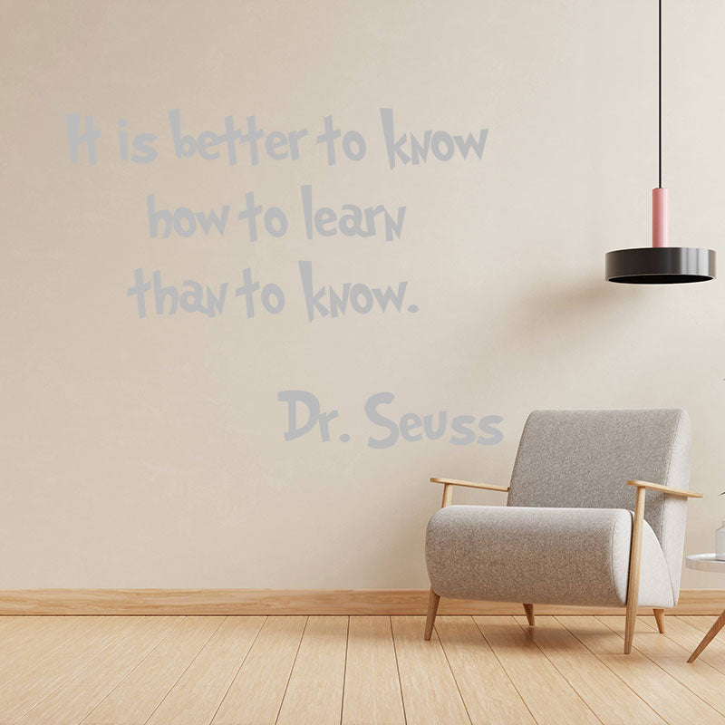 better to know how learn dr seuss sticker