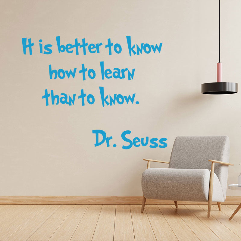 better to know how learn dr seuss sticker