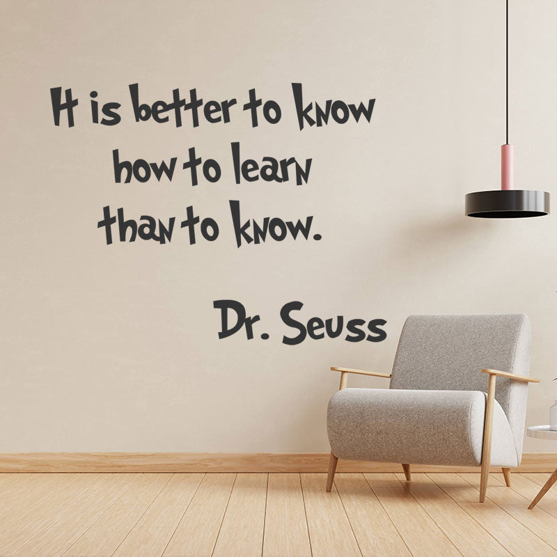 better to know how learn dr seuss sticker