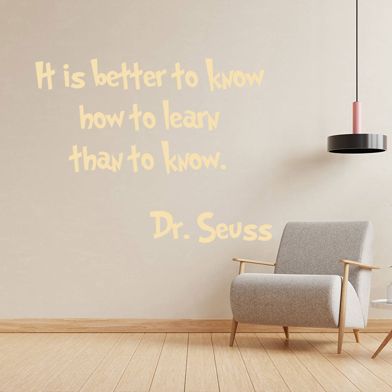 better to know how learn dr seuss sticker
