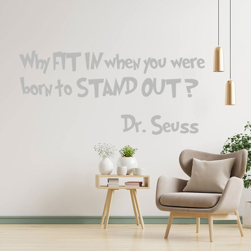 dr seuss quote wall sticker