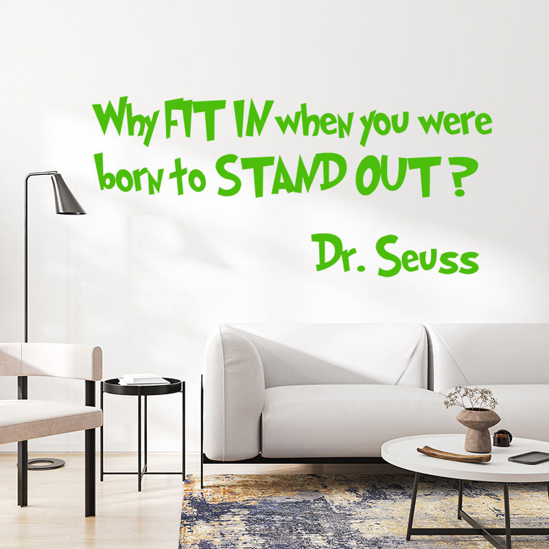 dr seuss wall art stickers decal wall sticker