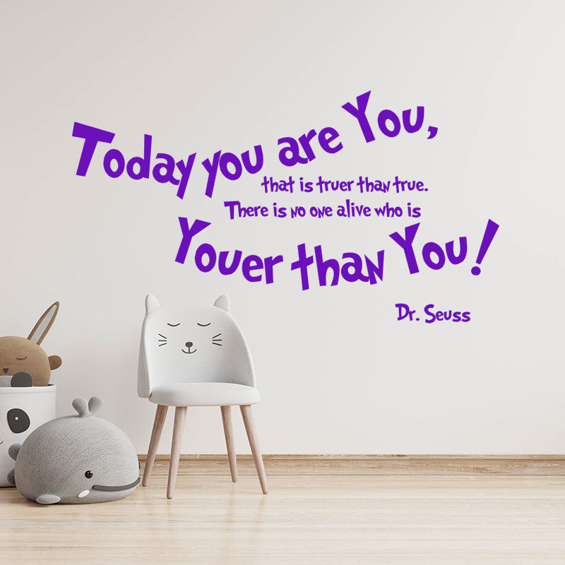you re than you dr wall sticker