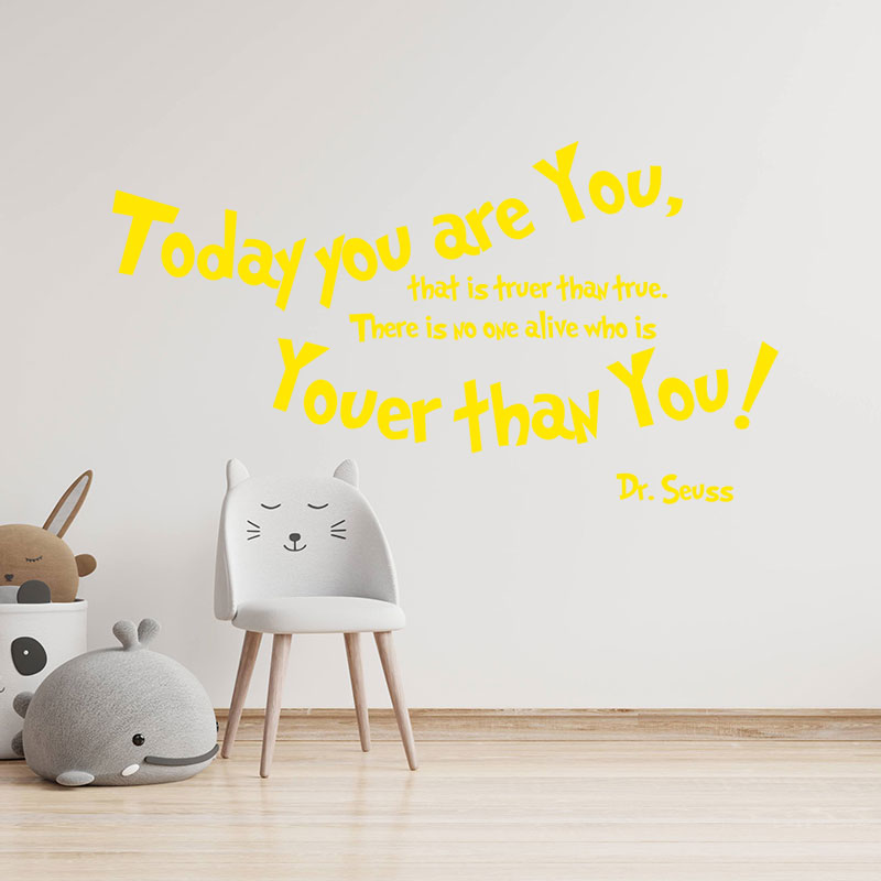you re than you dr wall sticker