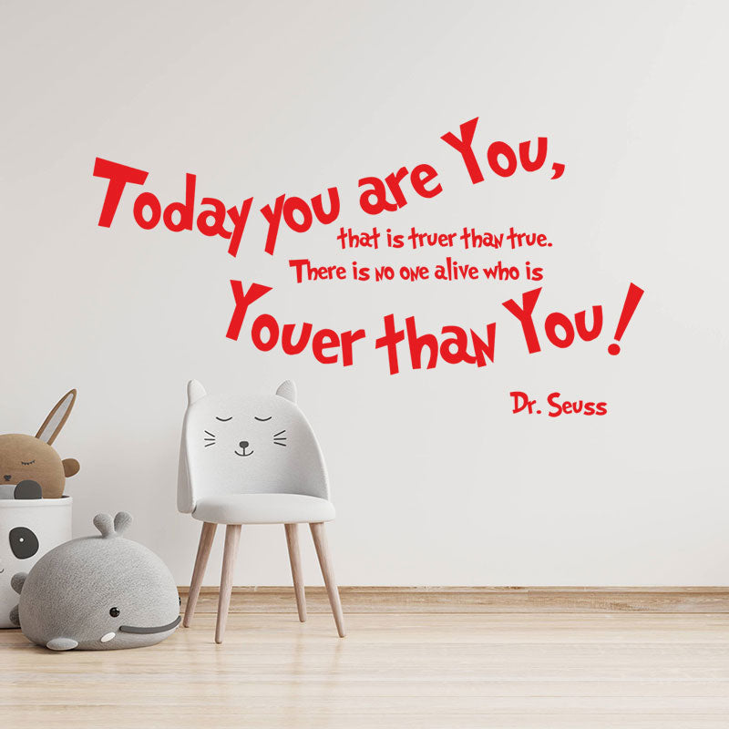 you re than you dr wall sticker