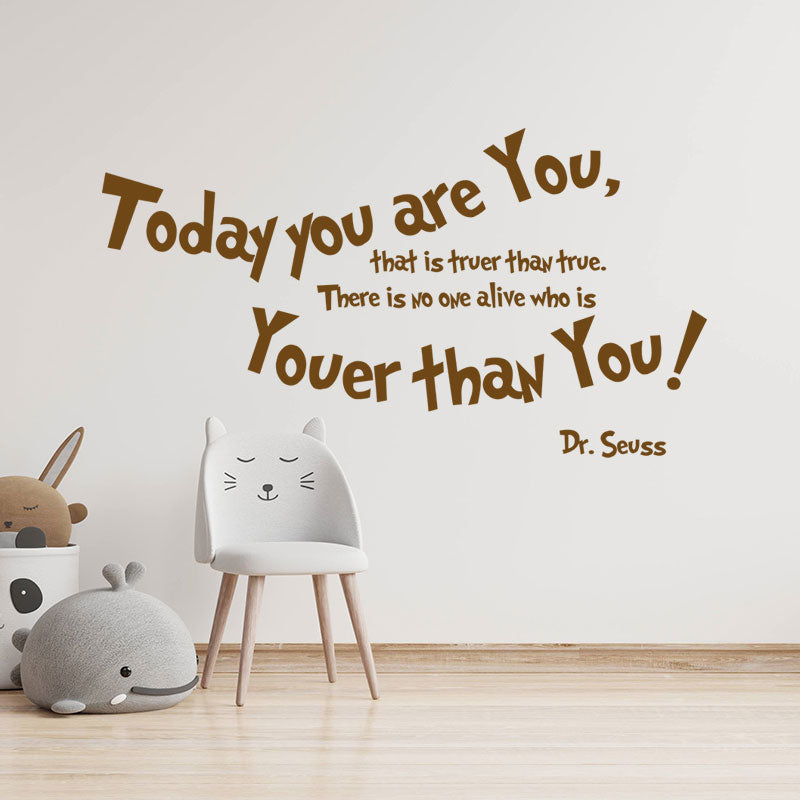 you re than you dr wall sticker