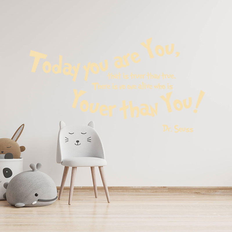 you re than you dr wall sticker