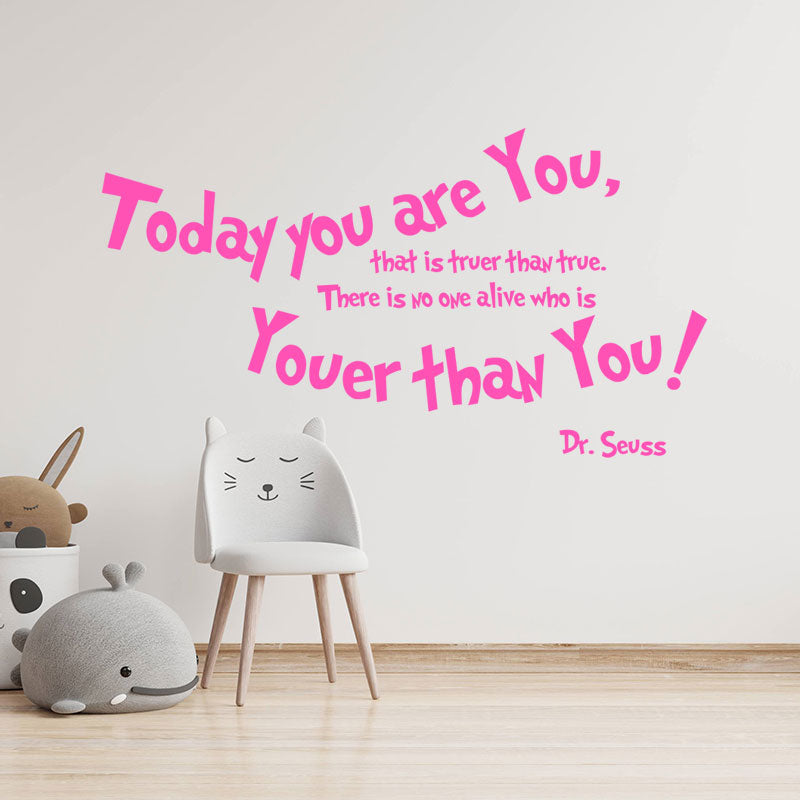 you re than you dr wall sticker