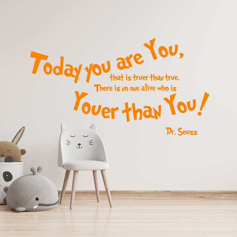 you re than you dr wall sticker
