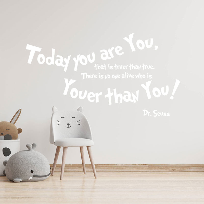 you re than you dr wall sticker
