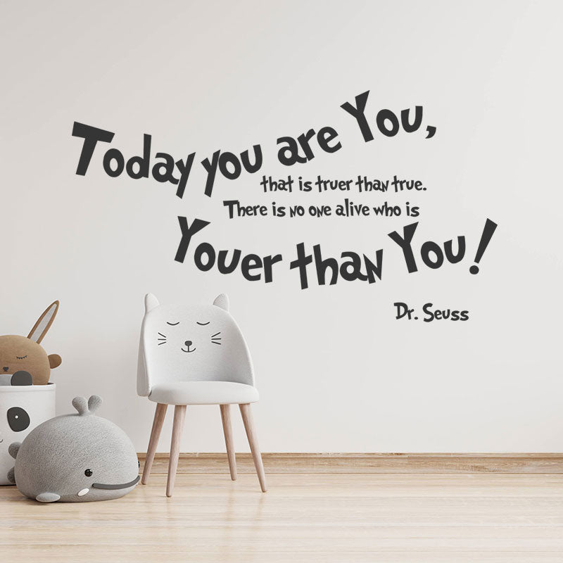 you re than you dr wall sticker