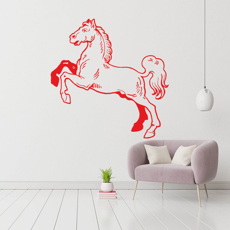 horse sticker decor equestrian themed wall sticker