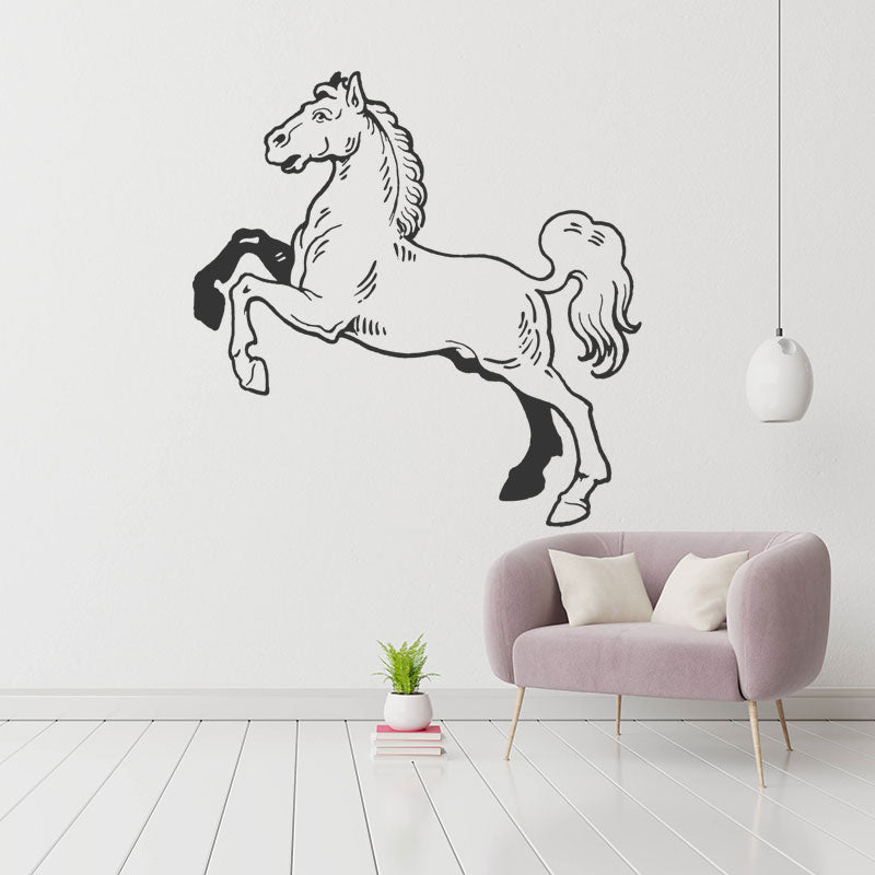 horse sticker decor equestrian themed wall sticker