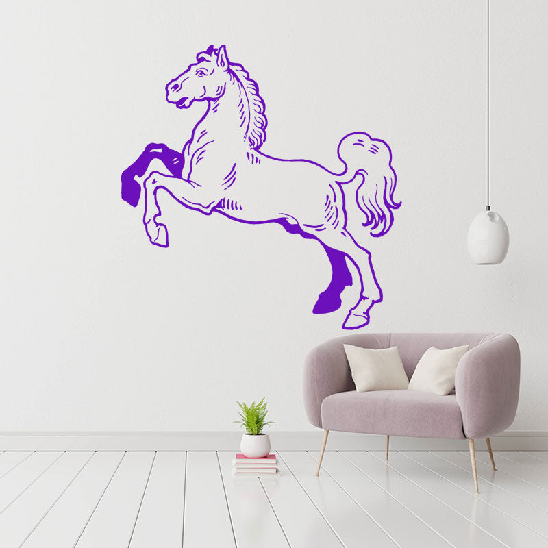 horse sticker decor equestrian themed wall sticker