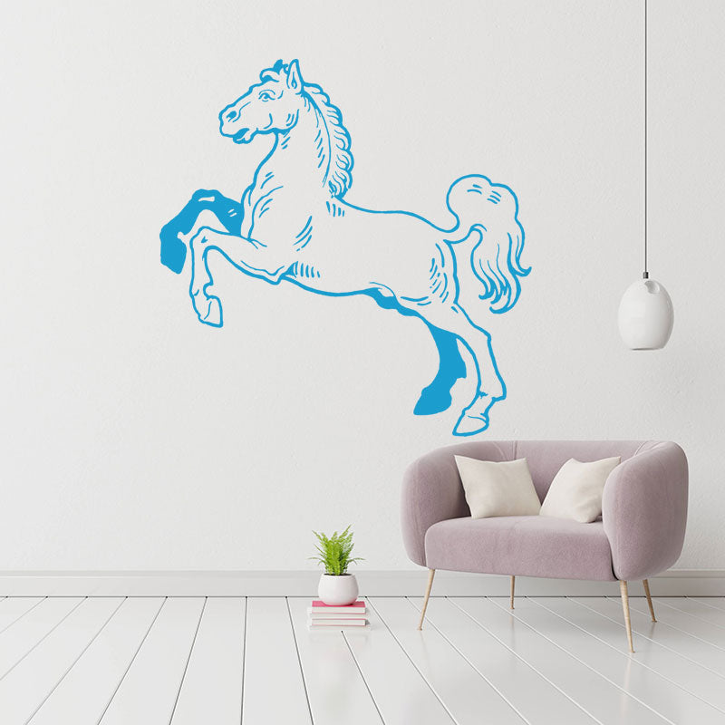 horse sticker decor equestrian themed wall sticker