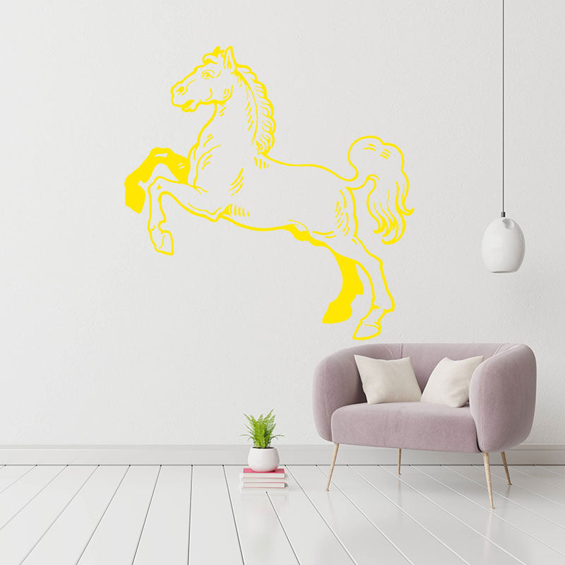 horse sticker decor equestrian themed wall sticker