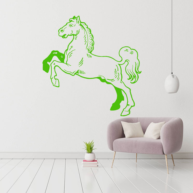 horse sticker decor equestrian themed wall sticker