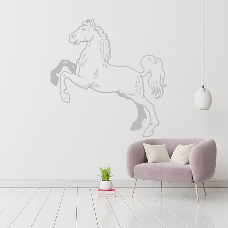 horse sticker decor equestrian themed wall sticker