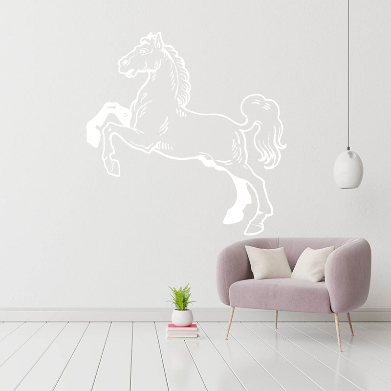 horse sticker decor equestrian themed wall sticker