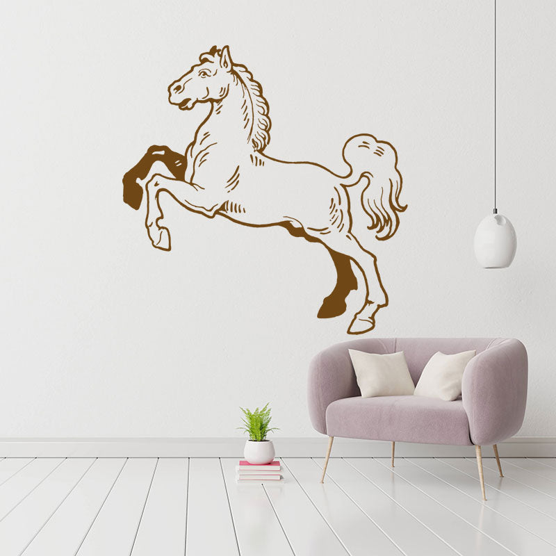 horse sticker decor equestrian themed wall sticker