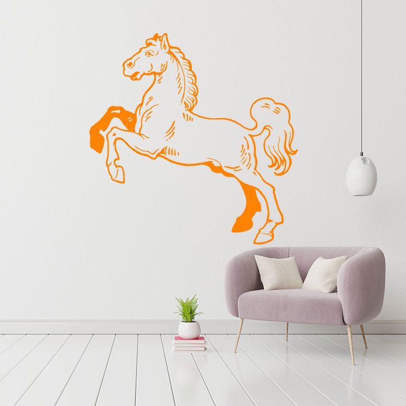 horse sticker decor equestrian themed wall sticker